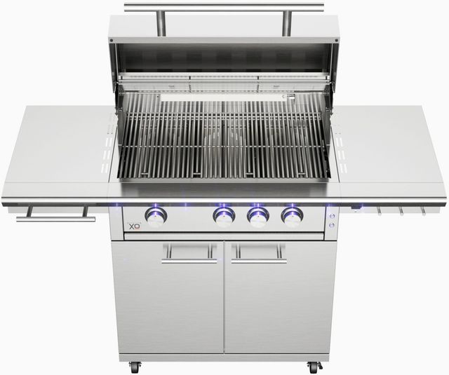 XO Performance XLT 62" Stainless Steel Outdoor Grill Cart-3