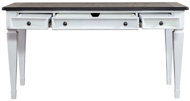 Liberty Furniture Allyson Park Charcoal/Wirebrushed White Writing Desk-3