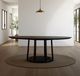 Nest Home Collections Ava Matte Black 78" Oval Dining Table-1