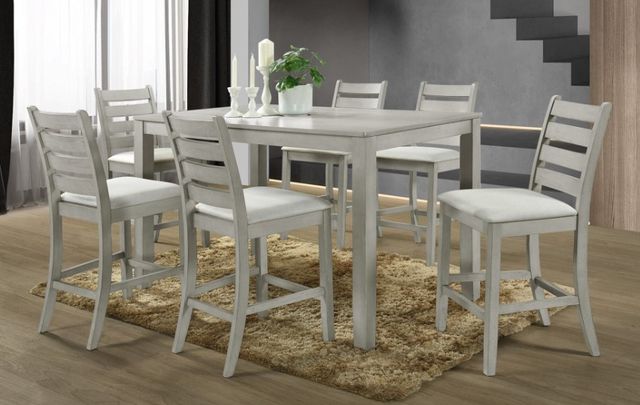 New Classic® Home Furnishings Pascal 7-Piece Driftwood Counter Set-1