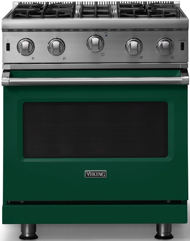 Viking® 5 Series 30" Ivy Pro Style Natural Gas Range-0