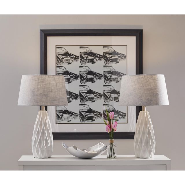 Adesso® Joan White 2 Piece Table Lamp Bonus Pack-1
