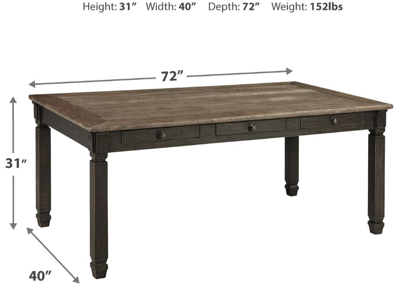 Signature Design by Ashley Tyler Creek Dining Table - Thumbnail 4