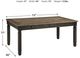 Signature Design by Ashley® Tyler Creek Gray Dining Table with Black Base-3