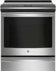 GE Profile™ 30" Stainless Steel Slide In Induction and Convection Range-0