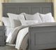 Vaughan-Bassett French Market Zinc Queen Sleigh Headboard-1