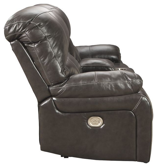 Signature Design by Ashley® Hallstrung Gray Power Relining Loveseat-3