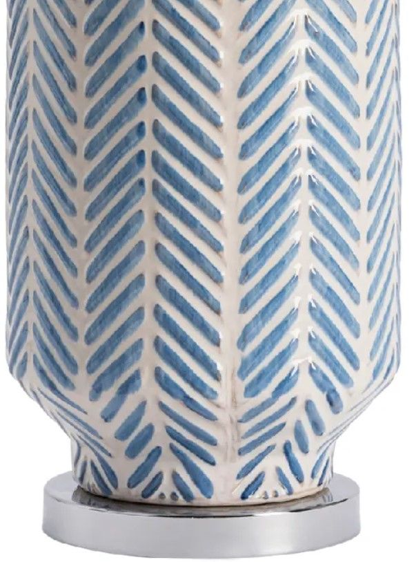Crestview Collection Fullbright Blue Table Lamp-2