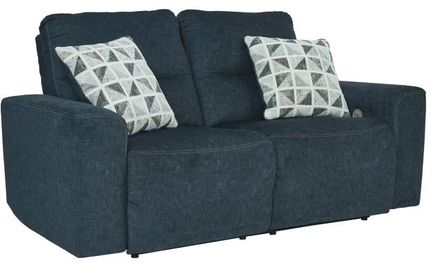 Signature Design by Ashley® Paulestein Denim Power Reclining Loveseat-0