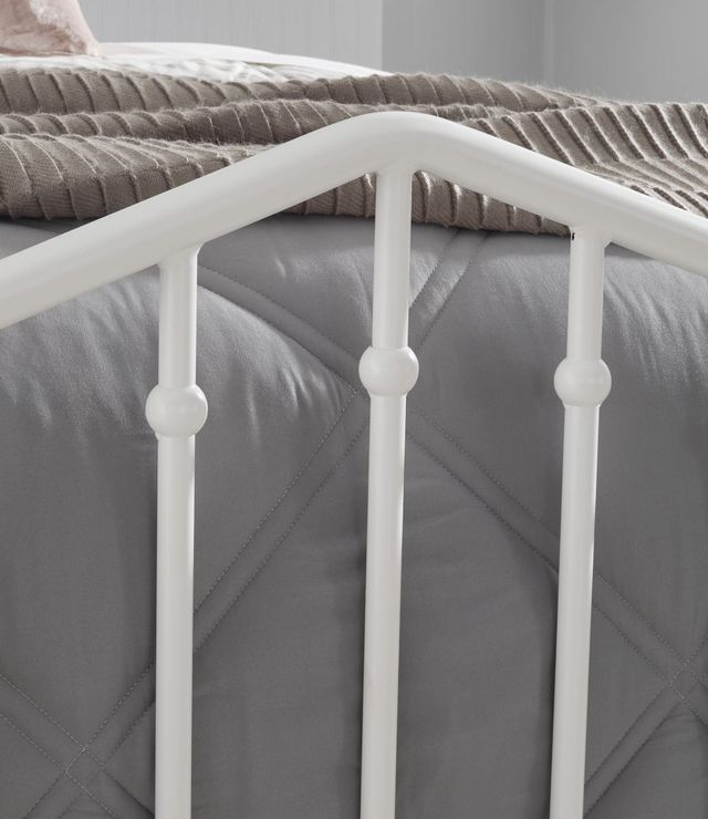 Signature Design by Ashley® Trentlore White Queen Metal Bed-3