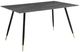 Homelegance® Clemente Gray Dining Table with Black Base-0
