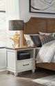 John Thomas Furniture® Vista Bedroom Hickory/Shell Nightstand-2
