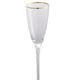 A & B Home Felicity Glass Bubble-Stem Flute-1