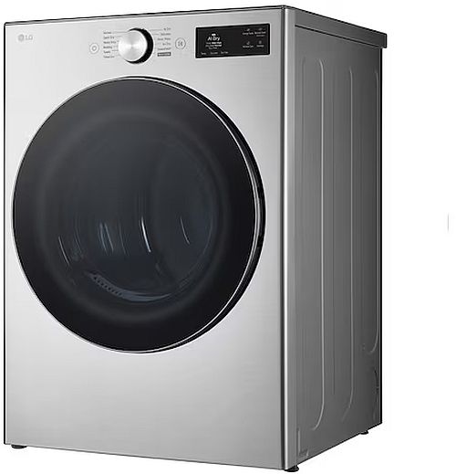LG 7.4 Cu. Ft. Graphite Steel Electric Dryer with AI Sensor Dry and TurboSteam®-3