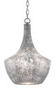 Currey & Company Segreto Antique Gray/Cloud Pendant-0