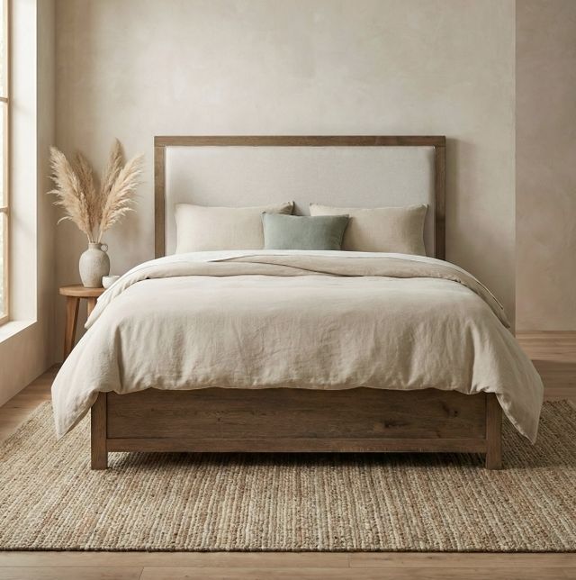Homelegance® Matisse Brown/Brownish Gray Queen Panel Bed-1