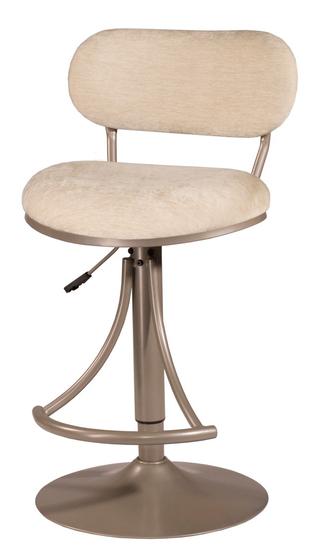 HH2 Home Athena Champagne Swivel Adjustable Stool-1