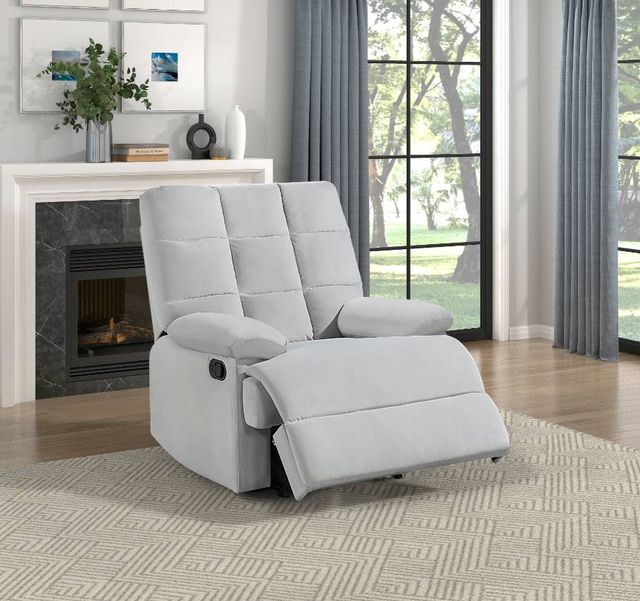 Homelegance® Colin Light Gray Manual Recliner-1