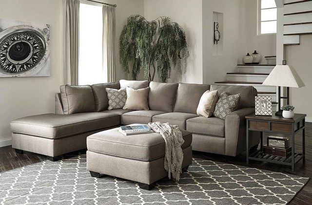 Benchcraft® Calicho 2-Piece Cashmere Sectional-3