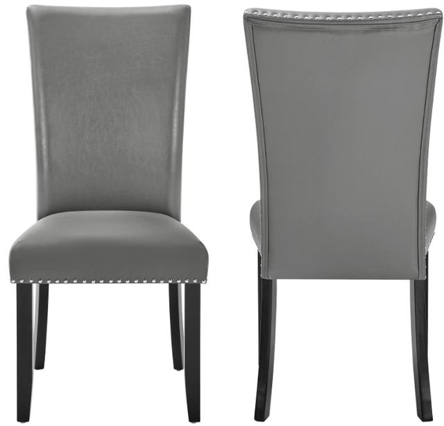 New Classic® Home Furnishings Lyra 5-Piece Black/Gray Dining Set-4