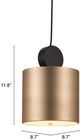 Zuo Modern Myson Gold Ceiling Lamp-5