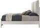 ACME Furniture Laveda Light Gray/Pearl White Queen Upholstered Panel Bed-4