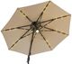 Furniture of America® Nuti Beige Aluminum/Fabric Outdoor Patio Umbrella-0
