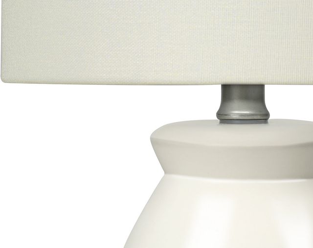 Monarch Specialties Inc. 17"H Cream Ceramic Table Lamp-1