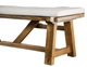 Furniture of America® Losone Brown/White Bench-1