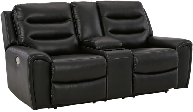 Signature Design by Ashley® Warlin 3-Piece Black Living Room Set-3