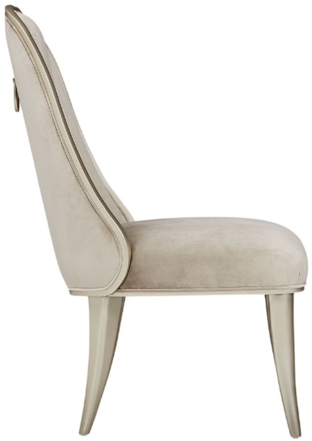 Michael Amini® Villa Cherie Chardonnay/Hazelnut Dining Side Chair-3