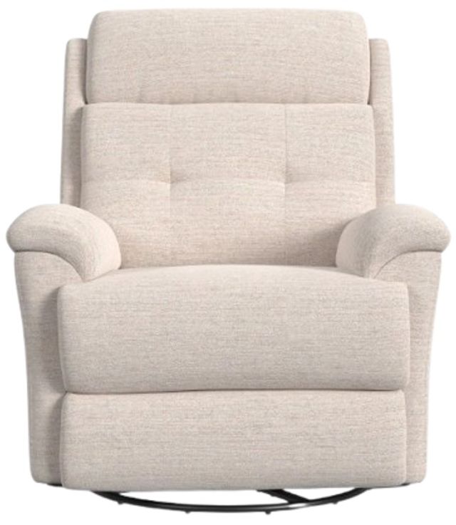 Flexsteel® Customizable Sophisticated Power Swivel Gliding Recliner with Power Headrest and Lumbar-1