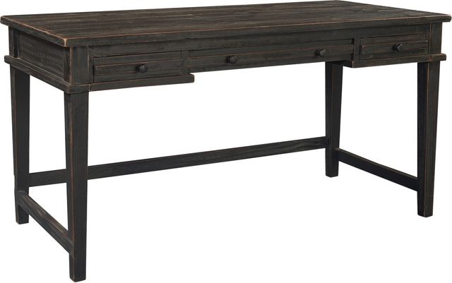 aspenhome® Reeds Farm Weathered Black Writing Desk-0