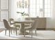 American Drew® Vista Largo Soft Gray Round Dining Table-1