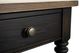 Riverside Furniture Barrington Antique Oak Side Table with Matte Black Base-4