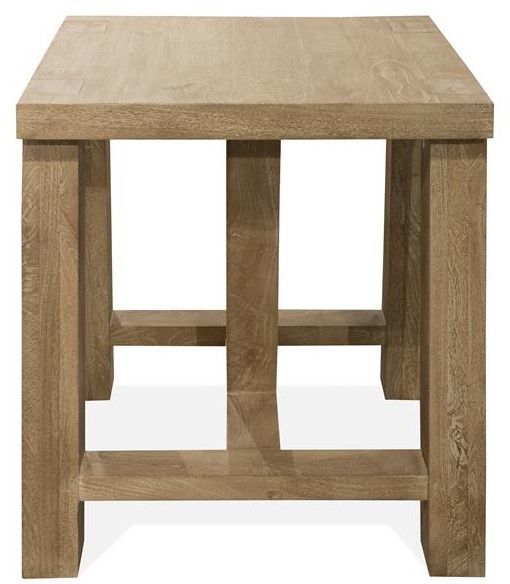 Riverside Furniture Gavin Deep Russet Square Side Table-2