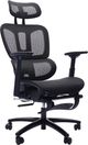 Primo™ International Sealy® Huxley Black Mesh Swivel Office Chair with Adjustable Headrest and Arms-0