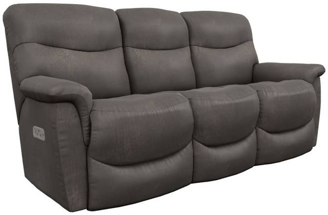 La-Z-Boy® James Steel Power Reclining Sofa with Headrest and Lumbar-0
