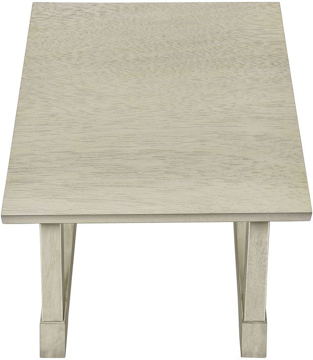 Monarch Specialties Inc. Antique White Veneer Square End Table-3