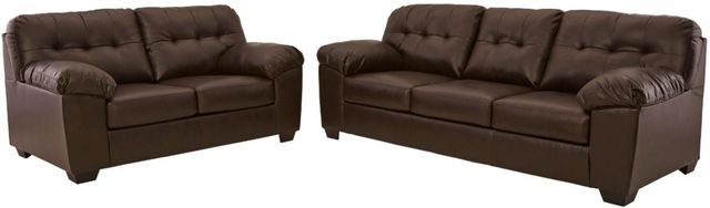Signature Design by Ashley® Donlen 2-Piece Chocolate Living Room Set-0