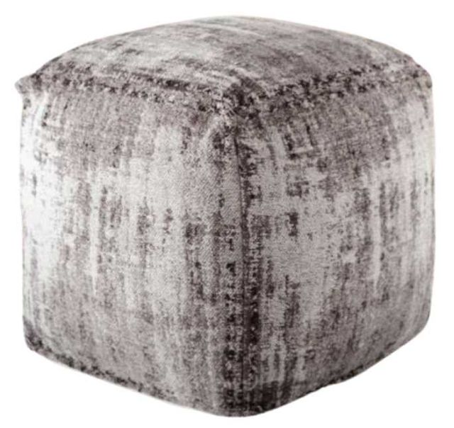 Steve Silver Co. Hazel Gray Pouf-0