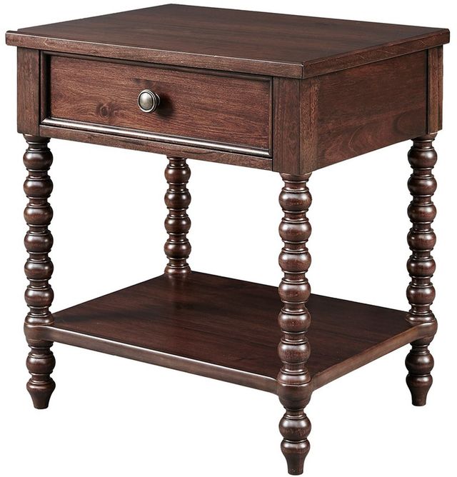 Olliix by Madison Park Signature Morocco Brown Beckett Nightstand-1