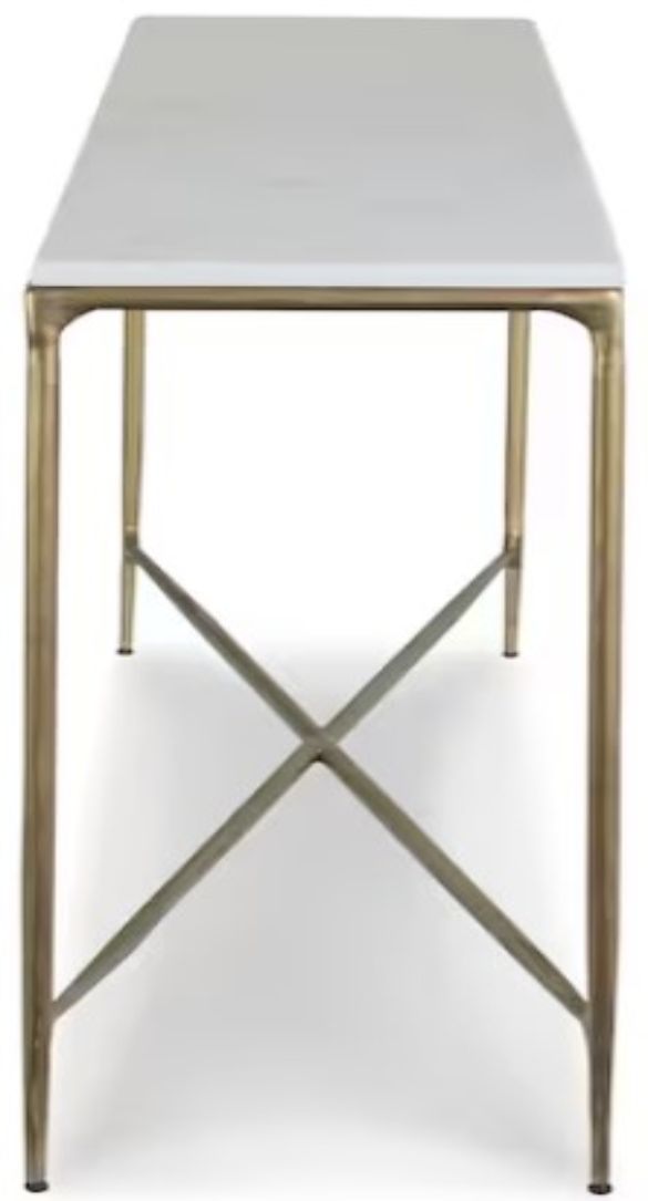 Bassett® Furniture Keswick Bronze/White Console Table-2