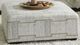 Furniture of America® Cochrane Beige Ottoman-0
