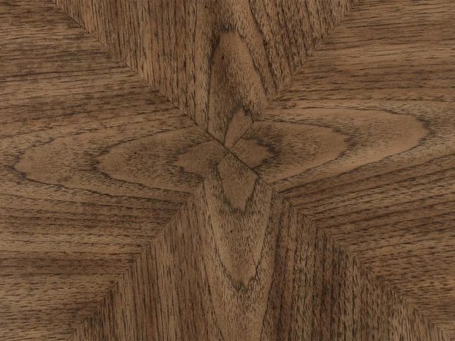 Magnussen Home® Elora Glass Top Round Walnut End Table-2