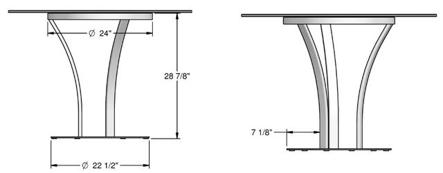 Amisco Customizable Dalia Dining Table-1