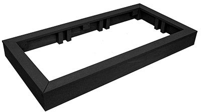 C R Plastics Modern Onyx Veggie Garden Planter-0