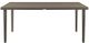 Armen Living Grenada 7-Piece Brown/Gray Aluminum/Rattan Outdoor Dining Set-1