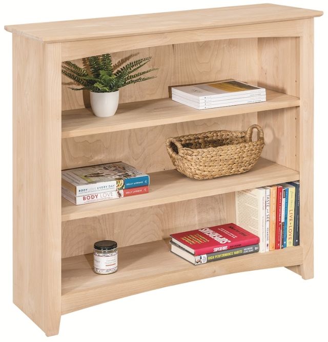 Archbold Furniture Customizable Alder 36" x 36" Bookcase-3