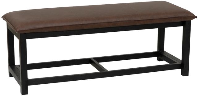 Powell® Audrey Black/Chestnut Bench-0